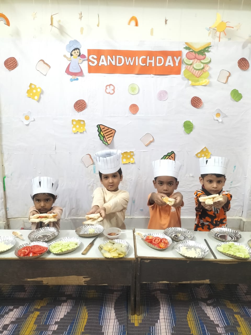 Children learning together in classroom